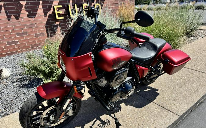 2025 Indian Motorcycle Sport Chief Sunset Red Smoke with Black Smoke
