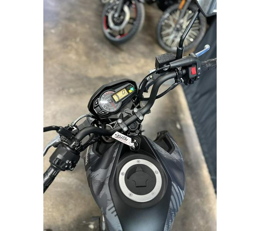 2024 Kawasaki Z125 PRO Cypher Camo Gray Matte/Metallic Matte Carbon Gray