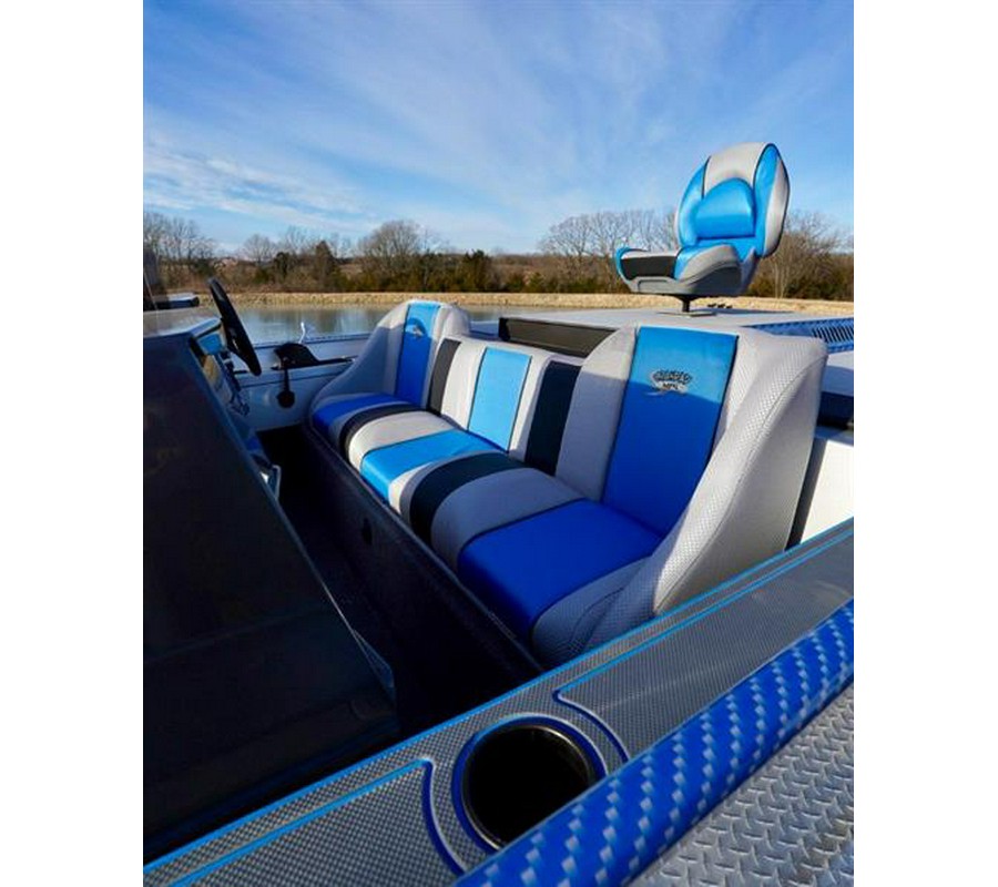 2026 Crawdad Mfg 2166 Fat Boy Angler Inboard Jet Boat Powered with 6.2 Kodiak Inboard Jet Engine