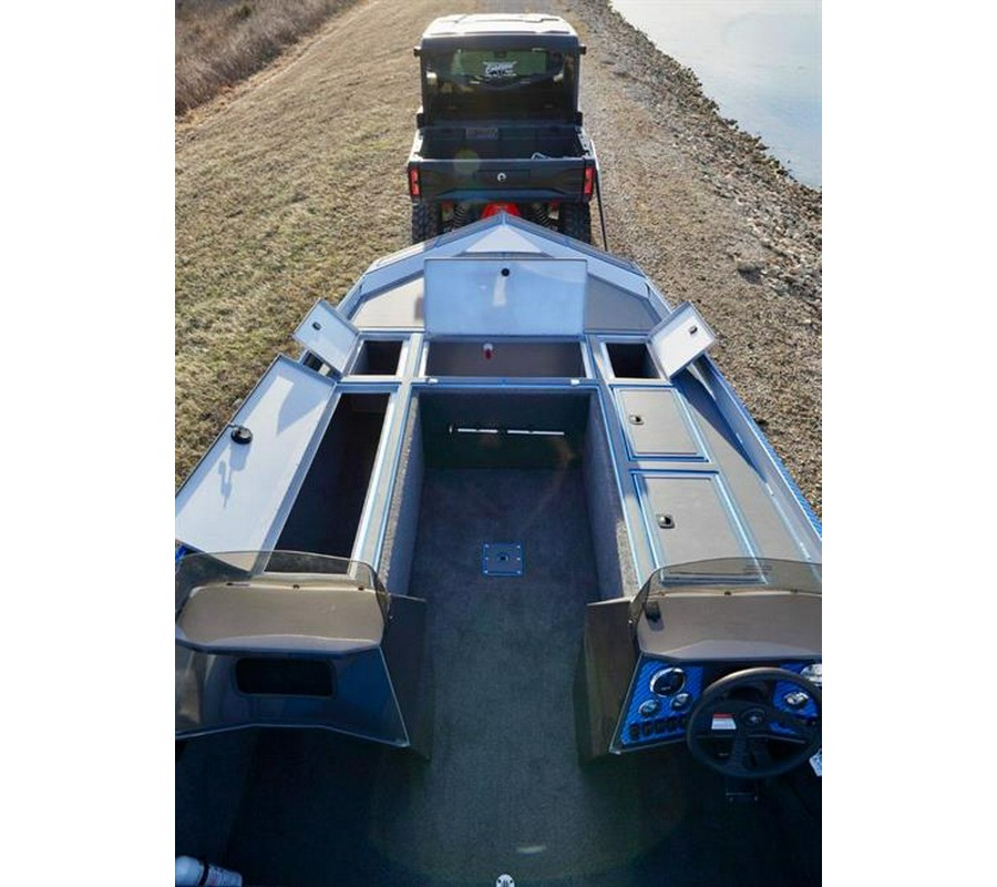 2026 Crawdad Mfg 2166 Fat Boy Angler Inboard Jet Boat Powered with 6.2 Kodiak Inboard Jet Engine