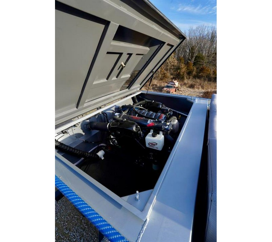 2026 Crawdad Mfg 2166 Fat Boy Angler Inboard Jet Boat Powered with 6.2 Kodiak Inboard Jet Engine