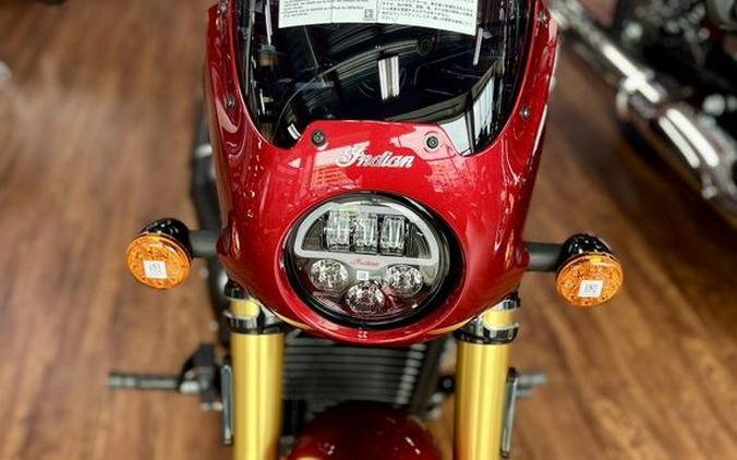 2025 Indian Motorcycle® 101 Scout® Sunset Red Metallic with Graphics