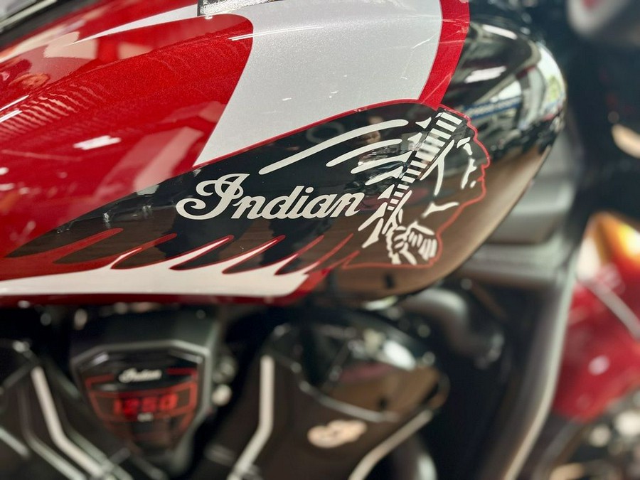 2025 Indian Motorcycle® 101 Scout® Sunset Red Metallic with Graphics