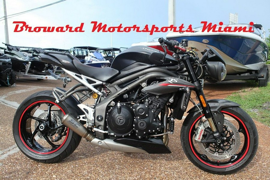 2019 Triumph Speed Triple RS Matt Jet Black RS