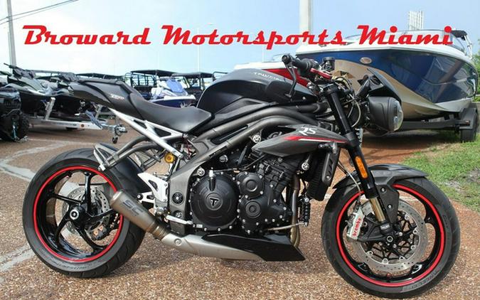 2019 Triumph Speed Triple RS Matt Jet Black RS