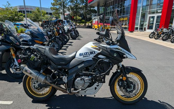 2023 Suzuki V-Strom 650 white