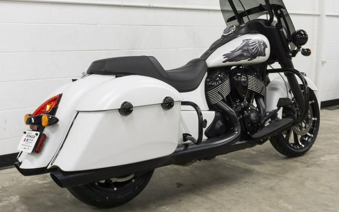 2019 Indian Motorcycle® Springfield® Dark Horse® White Smoke