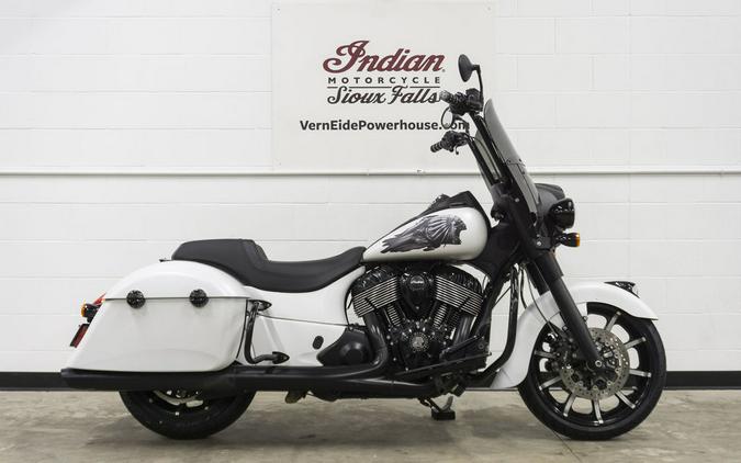 2019 Indian Motorcycle® Springfield® Dark Horse® White Smoke