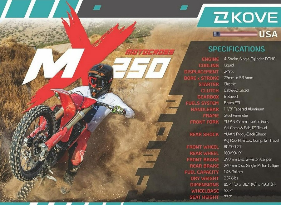 2024 KOVE USA MX250