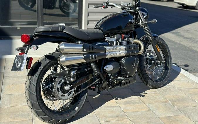 2024 Triumph Scrambler 900 Jet Black