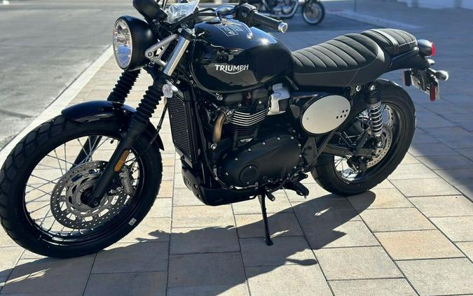 2024 Triumph Scrambler 900 Jet Black