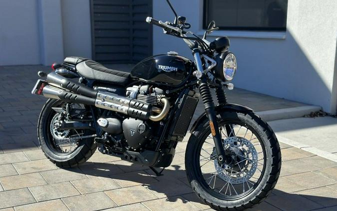 2024 Triumph Scrambler 900 Jet Black