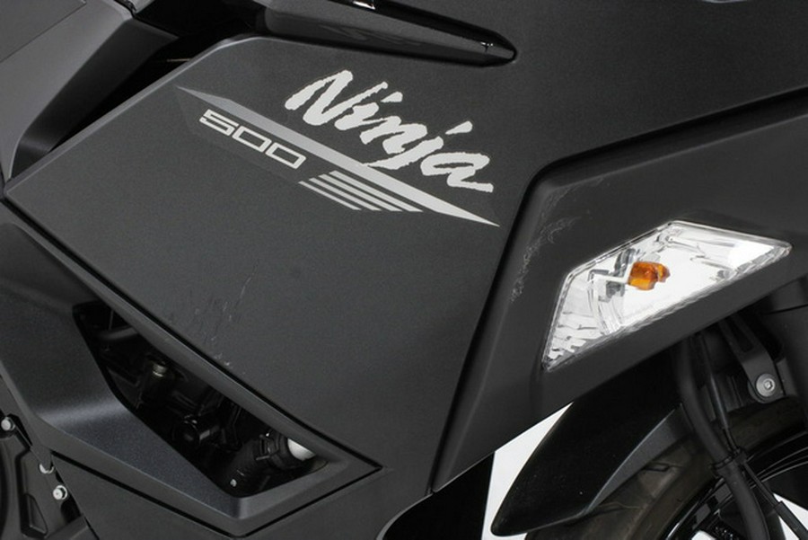 2026 Kawasaki Ninja 500 ABS Metallic Flat Spark Black