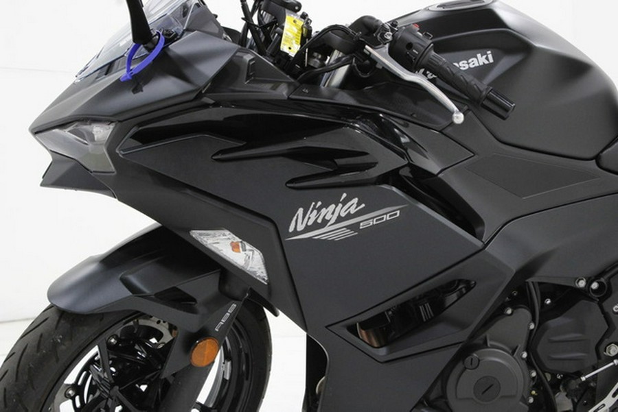 2026 Kawasaki Ninja 500 ABS Metallic Flat Spark Black