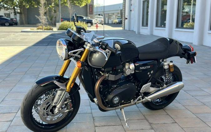 2024 Triumph Thruxton RS Jet Black / Silver Ice