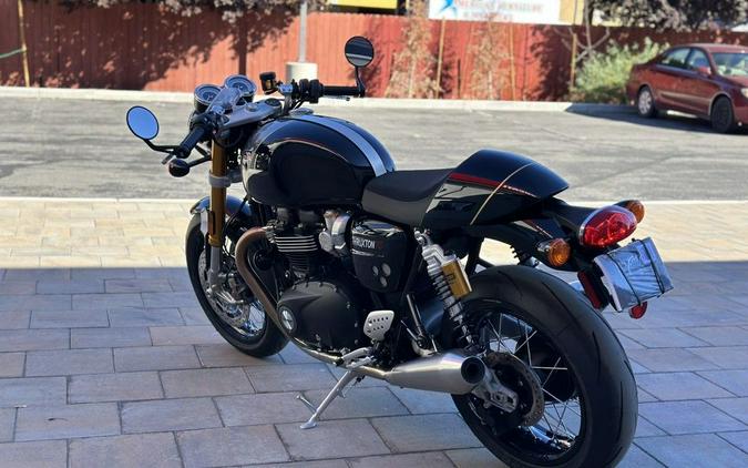 2024 Triumph Thruxton RS Jet Black / Silver Ice