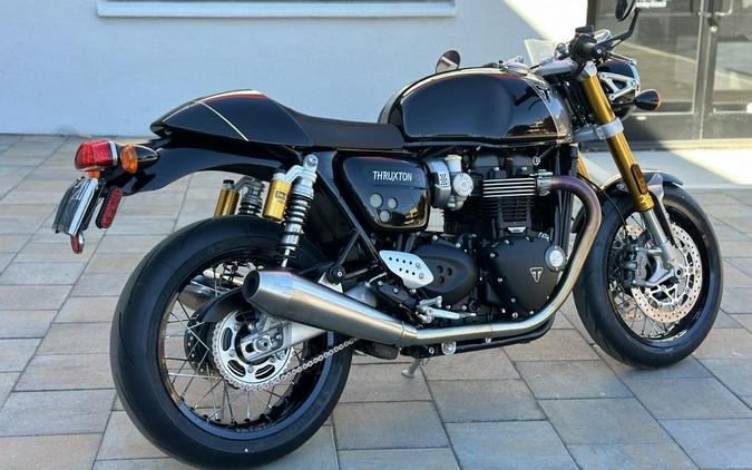 2024 Triumph Thruxton RS Jet Black / Silver Ice