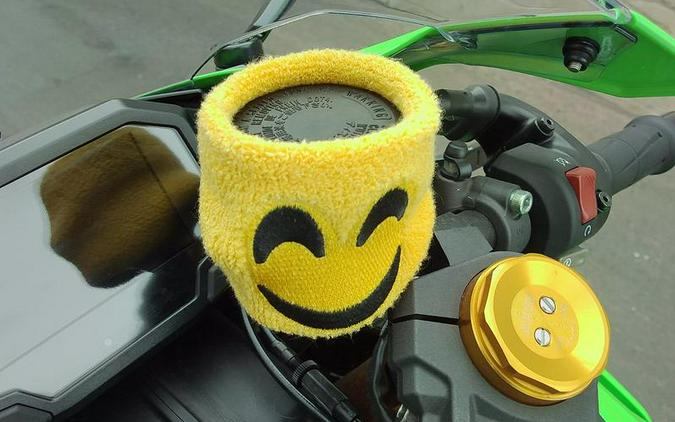 2024 Kawasaki Ninja® ZX™-6R ABS Pearl Robotic White/Metallic Graphite Gray