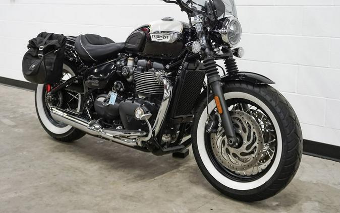 2018 Triumph Bonneville Speedmaster Fusion White and Phantom Black