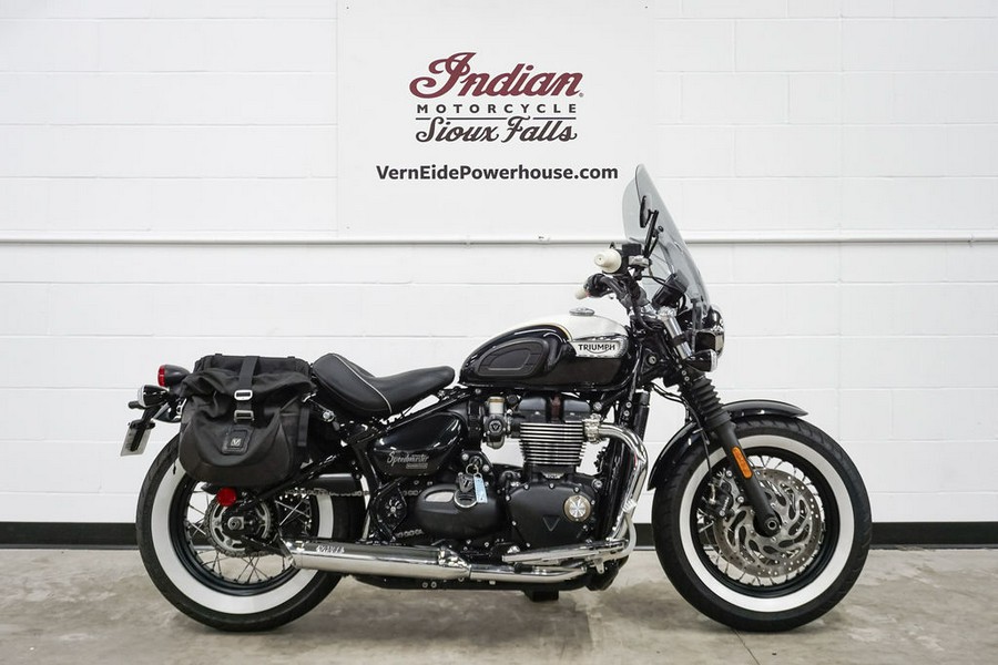 2018 Triumph Bonneville Speedmaster Fusion White and Phantom Black