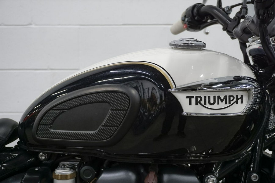 2018 Triumph Bonneville Speedmaster Fusion White and Phantom Black