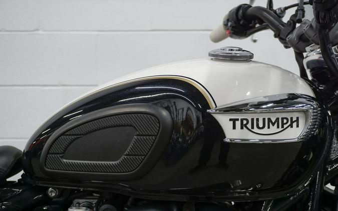 2018 Triumph Bonneville Speedmaster Fusion White and Phantom Black