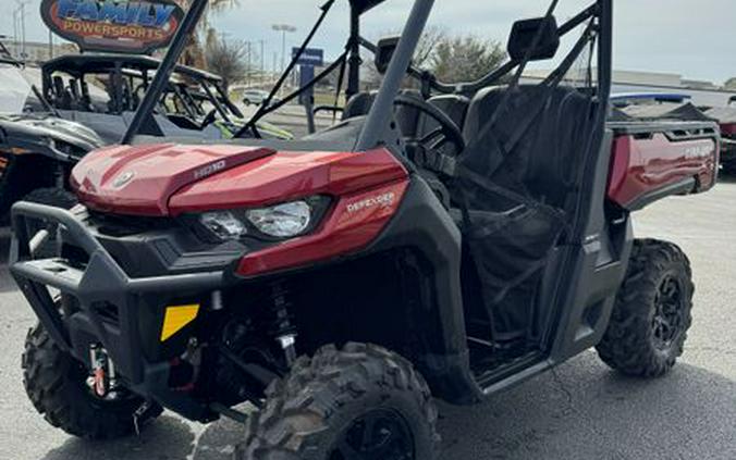 New 2024 CAN-AM DEFENDER XT HD10 FIERY RED