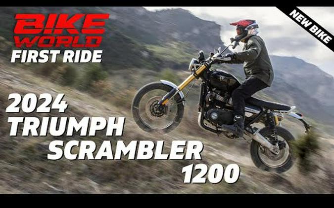 2024 Triumph Scrambler 1200 XE & X | Launch First Ride