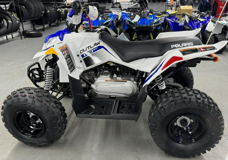 2024 Polaris ATV-24,OTLW 110,WHT/POL BLU