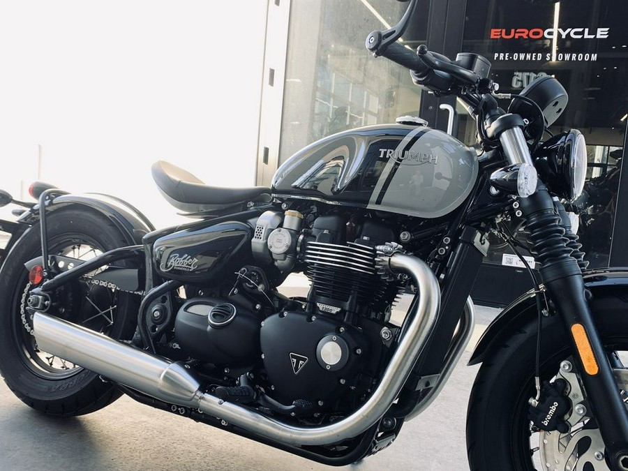 2024 Triumph Bonneville Bobber Jet Black/Ash Gray