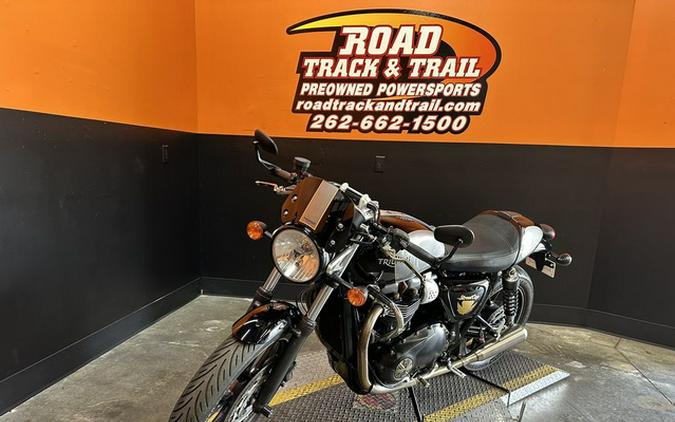 2017 Triumph Street Cup Jet BlackSilver Ice