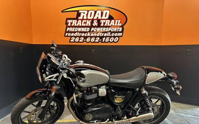 2017 Triumph Street Cup Jet BlackSilver Ice