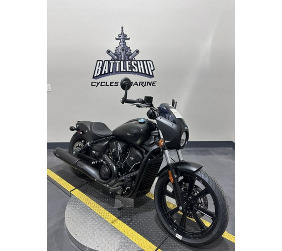 2025 Indian SPORT SCOUT, BLACK METALLIC, 49ST Base N25SSB76AA