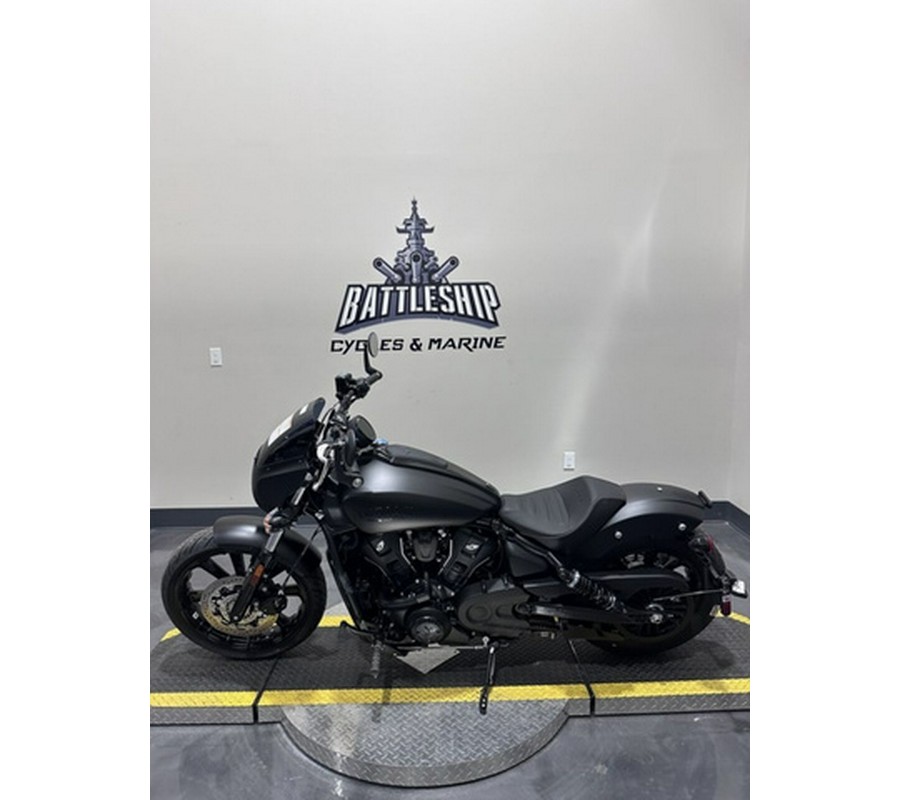 2025 Indian SPORT SCOUT, BLACK METALLIC, 49ST Base N25SSB76AA