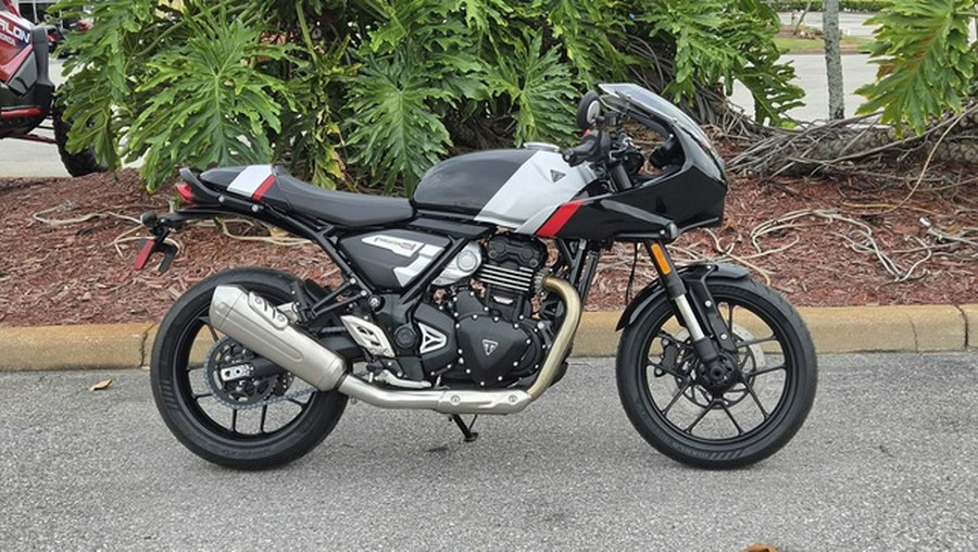 2026 Triumph Thruxton 400 Phantom Black Aluminium Silver