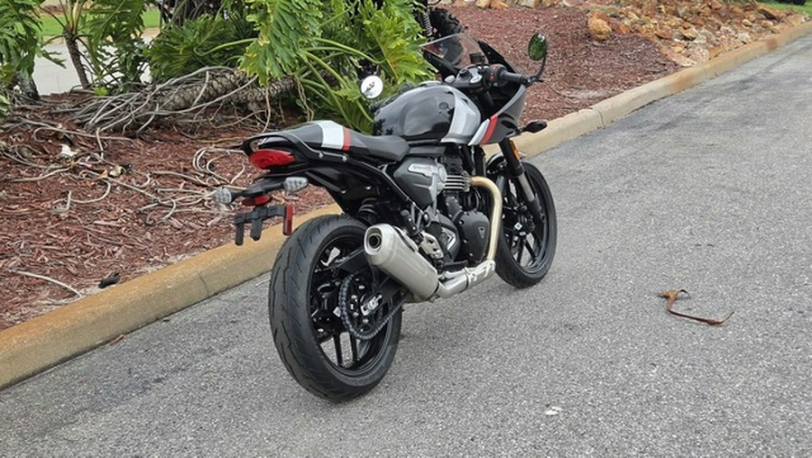 2026 Triumph Thruxton 400 Phantom Black Aluminium Silver