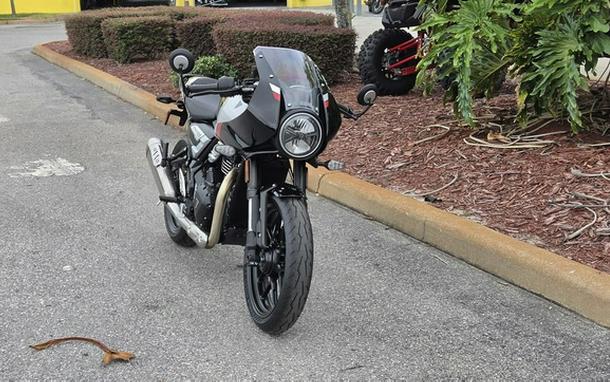2026 Triumph Thruxton 400 Phantom Black Aluminium Silver