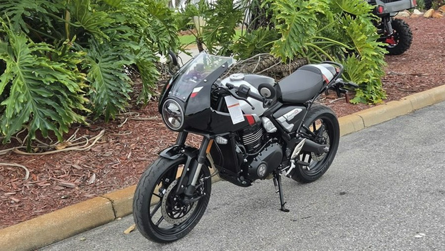 2026 Triumph Thruxton 400 Phantom Black Aluminium Silver