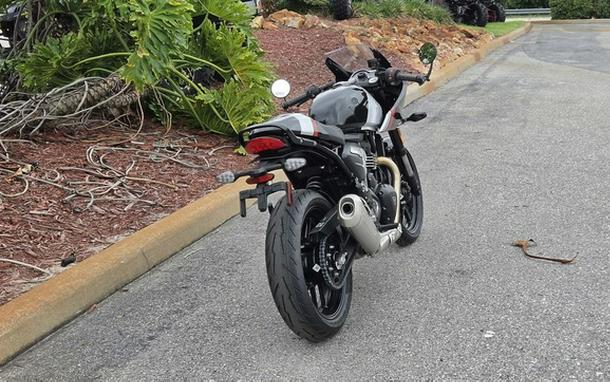 2026 Triumph Thruxton 400 Phantom Black Aluminium Silver