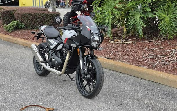 2026 Triumph Thruxton 400 Phantom Black Aluminium Silver