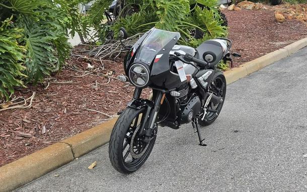 2026 Triumph Thruxton 400 Phantom Black Aluminium Silver