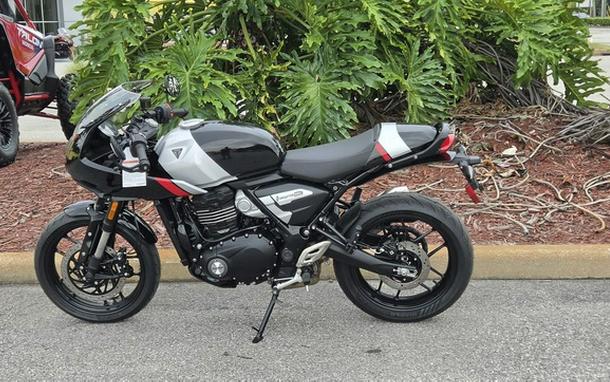 2026 Triumph Thruxton 400 Phantom Black Aluminium Silver