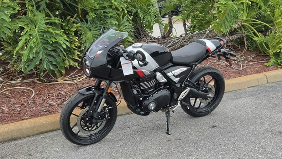 2026 Triumph Thruxton 400 Phantom Black Aluminium Silver