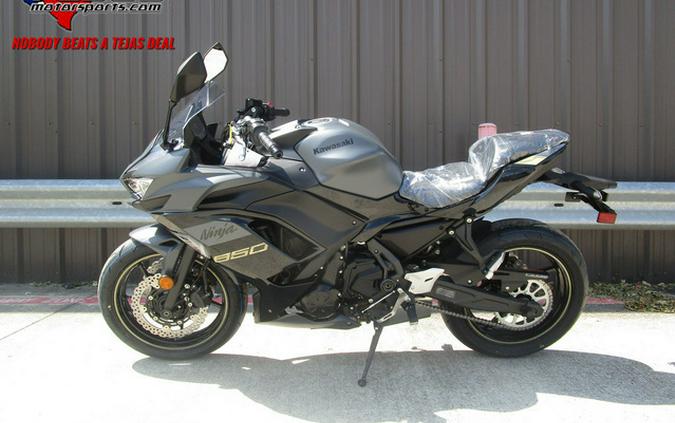 2024 Kawasaki Ninja 650 Metallic Matte Dark Gray/Metallic Spark Base