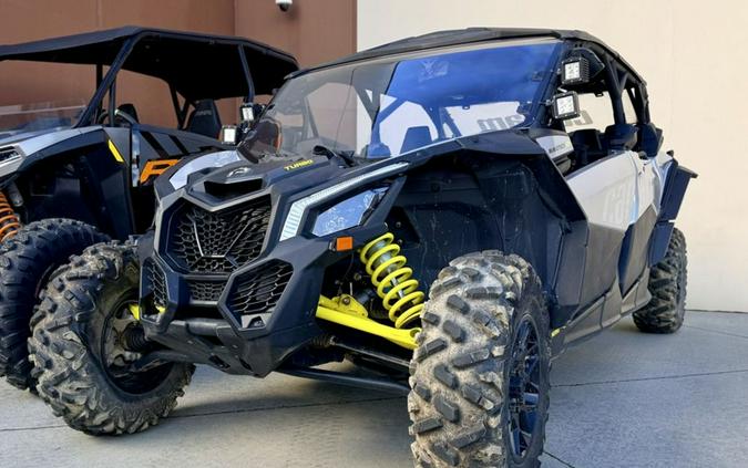 2018 Can-Am Maverick X3 MAX TURBO Hyper Silver & Sunburst Yel
