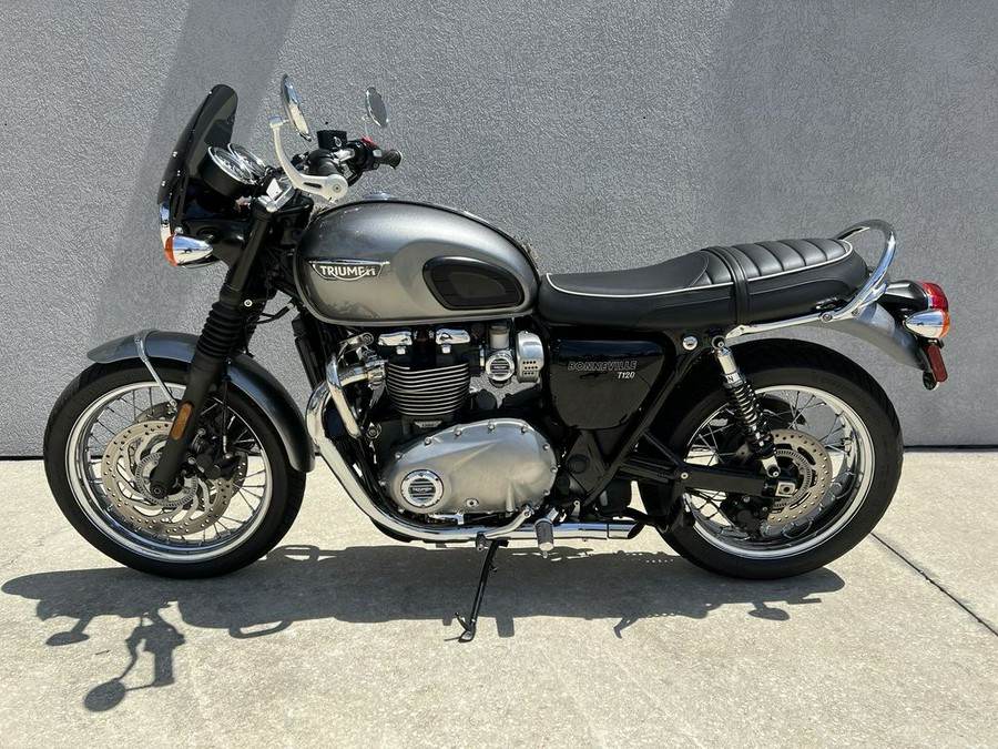 2020 Triumph Bonneville T120 Silver Ice