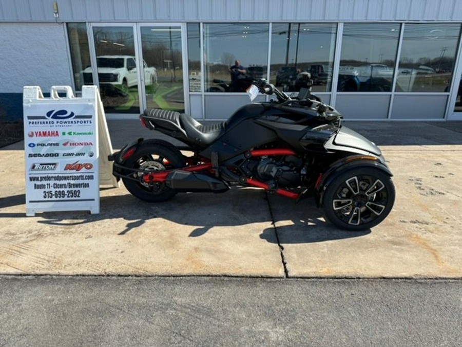 2024 Can-Am Spyder F3 S Monolith Black Satin