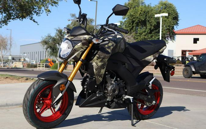 2026 Kawasaki Z125 PRO Cypher Camo Beige