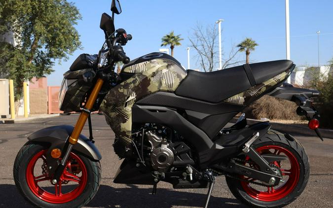 2026 Kawasaki Z125 PRO Cypher Camo Beige
