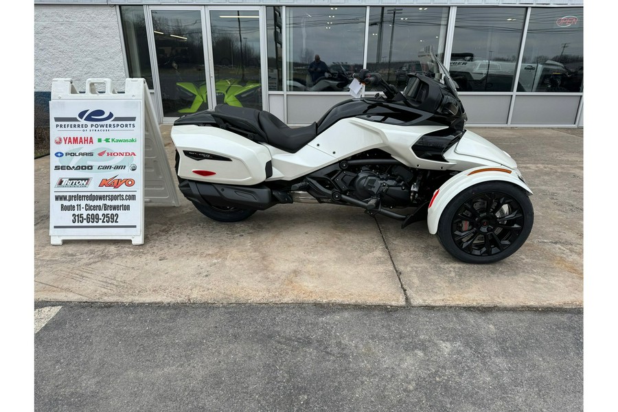 2024 Can-Am Spyder F3 T Pearl White